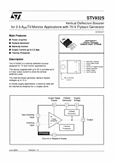 DataSheet STV9325 pdf